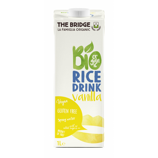 The Bridge UHT Bio gluténmentes vaníliás rizsital 1 l