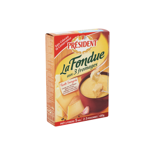 Président 3 sajtos fondü 450 g