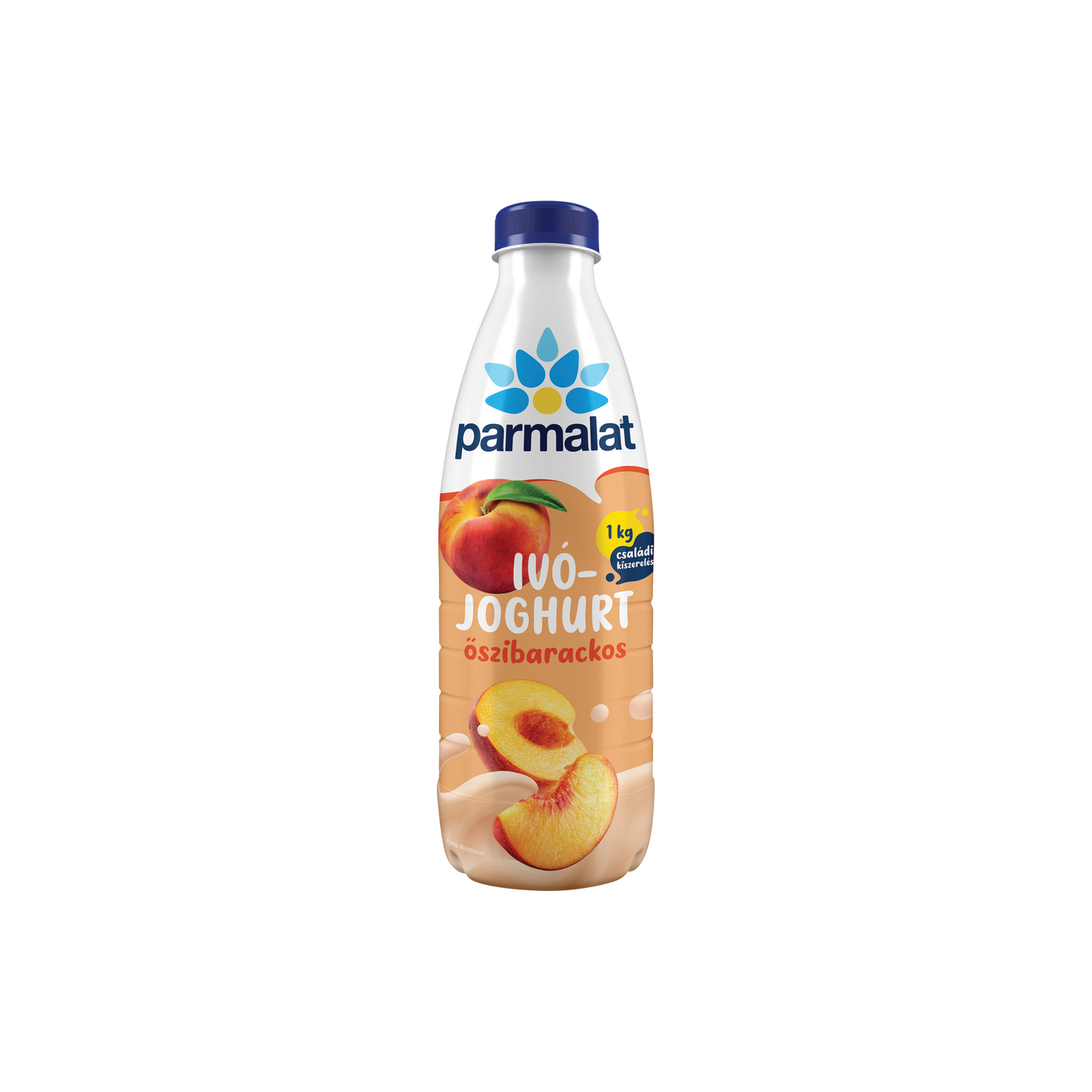 Parmalat zsírszegény őszibarackos ivójoghurt 1 kg