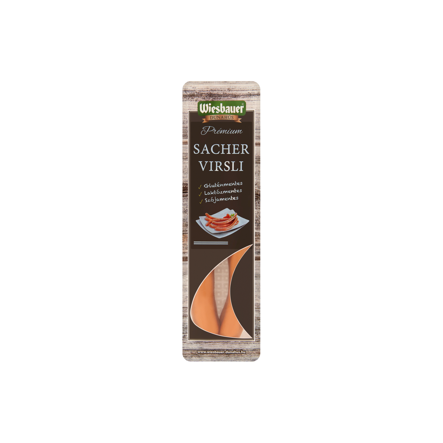 Wiesbauer Prémium Sacher sertés virsli 320 g