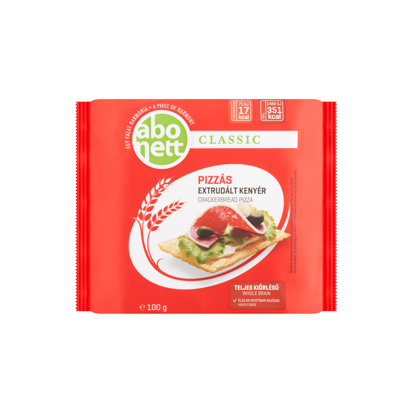 Abonett Classic pizzás extrudált kenyér 100 g