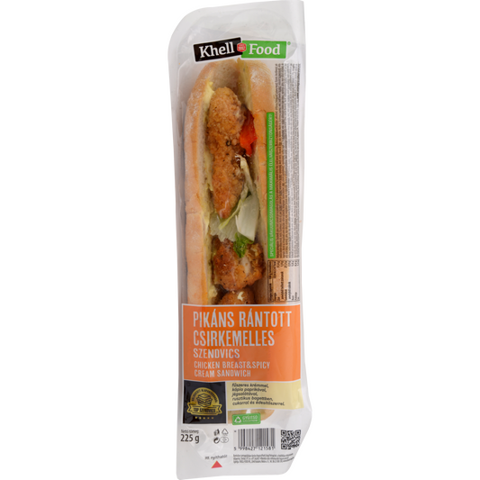 Pikáns csirkemell szendvics 225 g