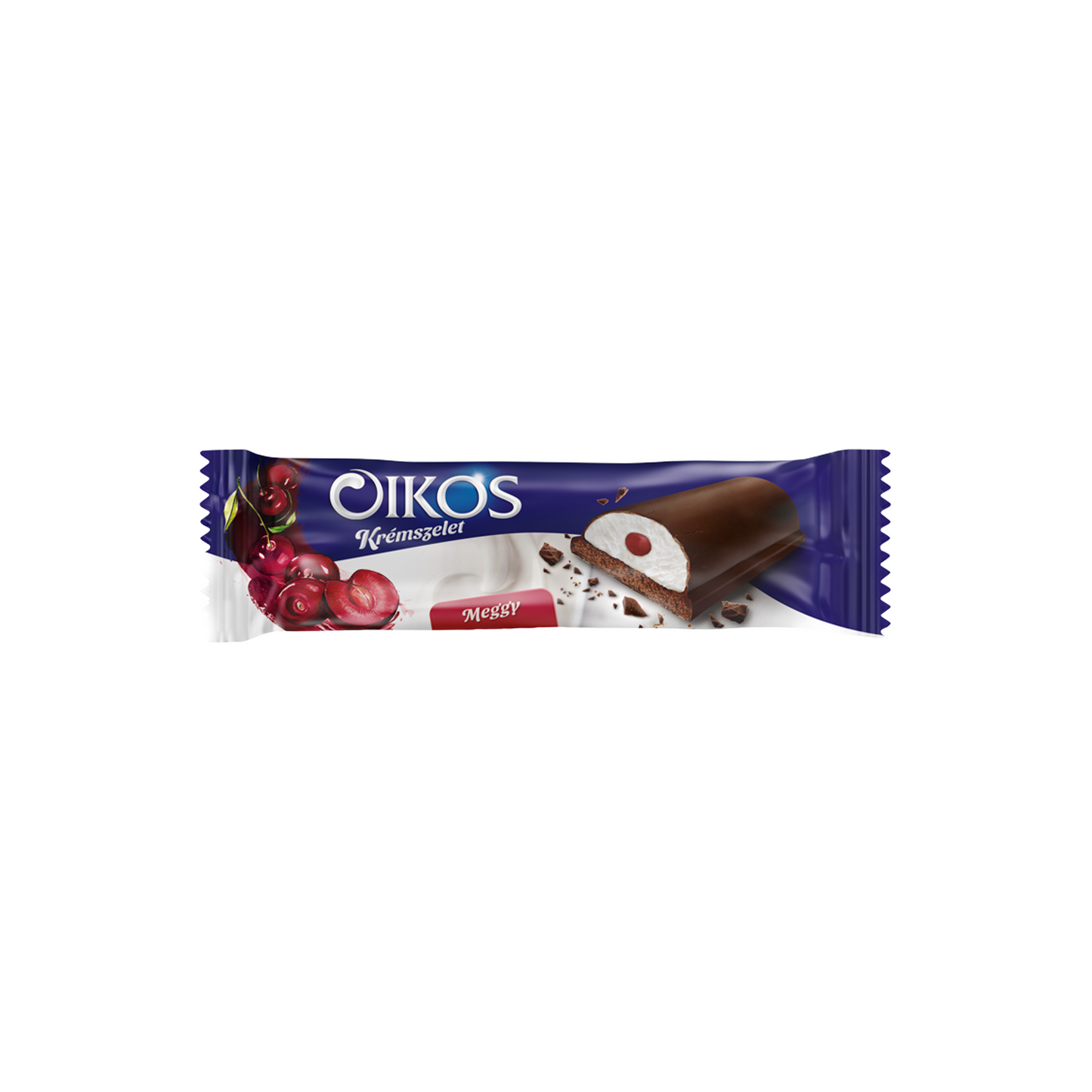 Danone Oikos krémszelet meggyes töltelékkel, kakaós bevonattal 27 g