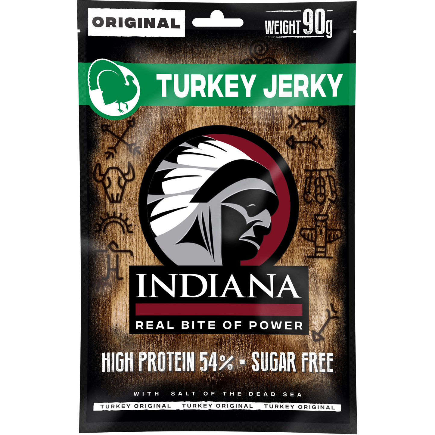 Indiana Jerky pulyka eredeti ízzel 90 g