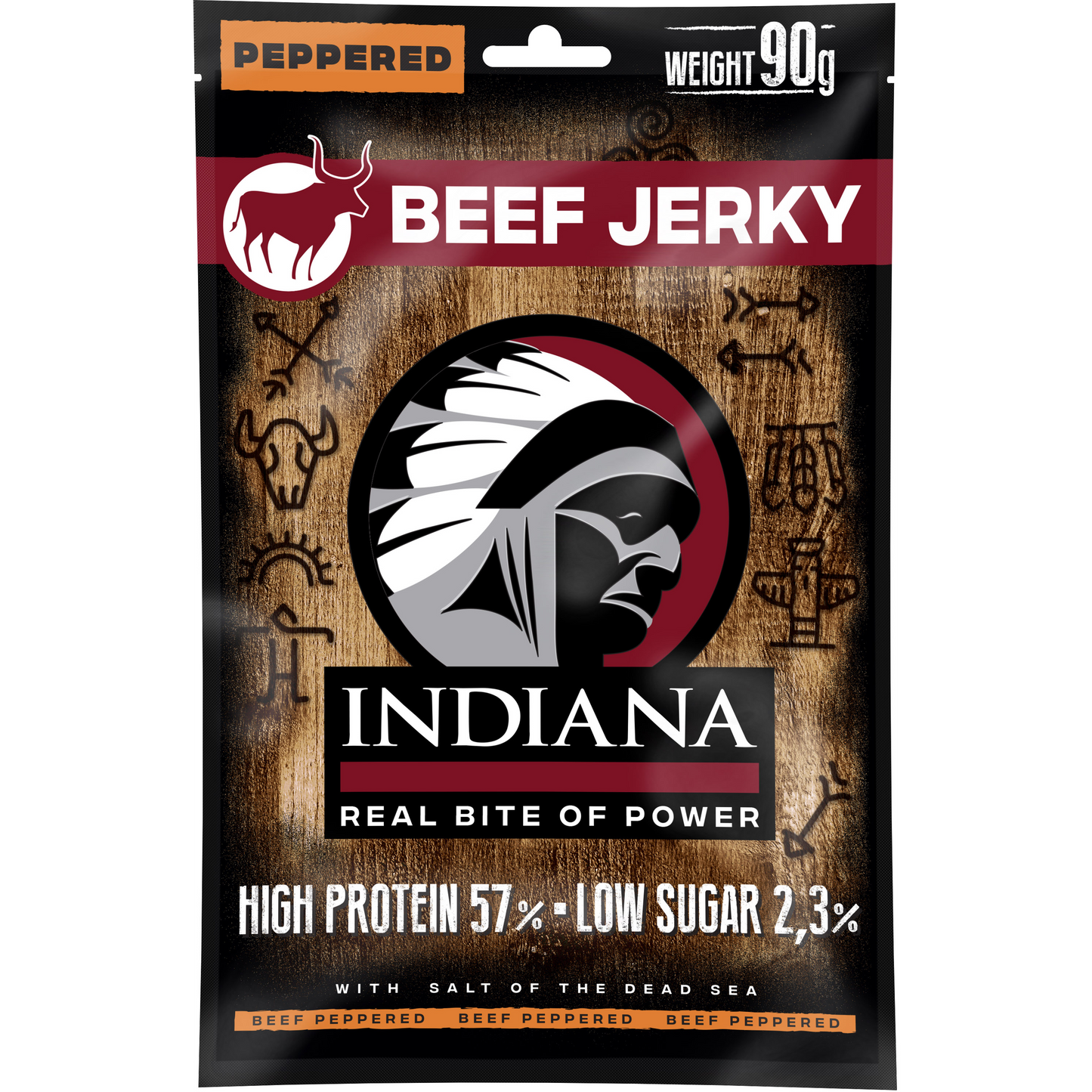 Indiana Jerky marha borsos 90 g