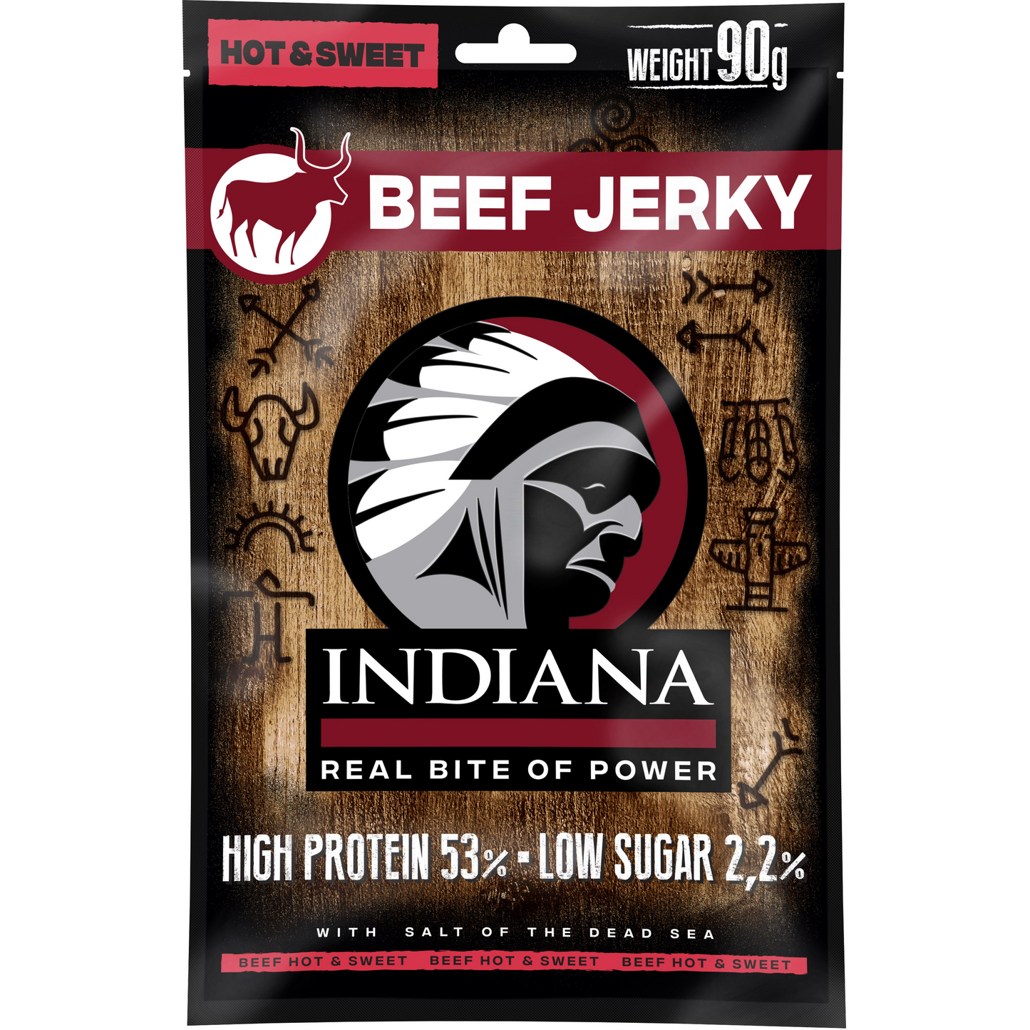 Indiana Jerky marha csípős és édes ízzel 90 g