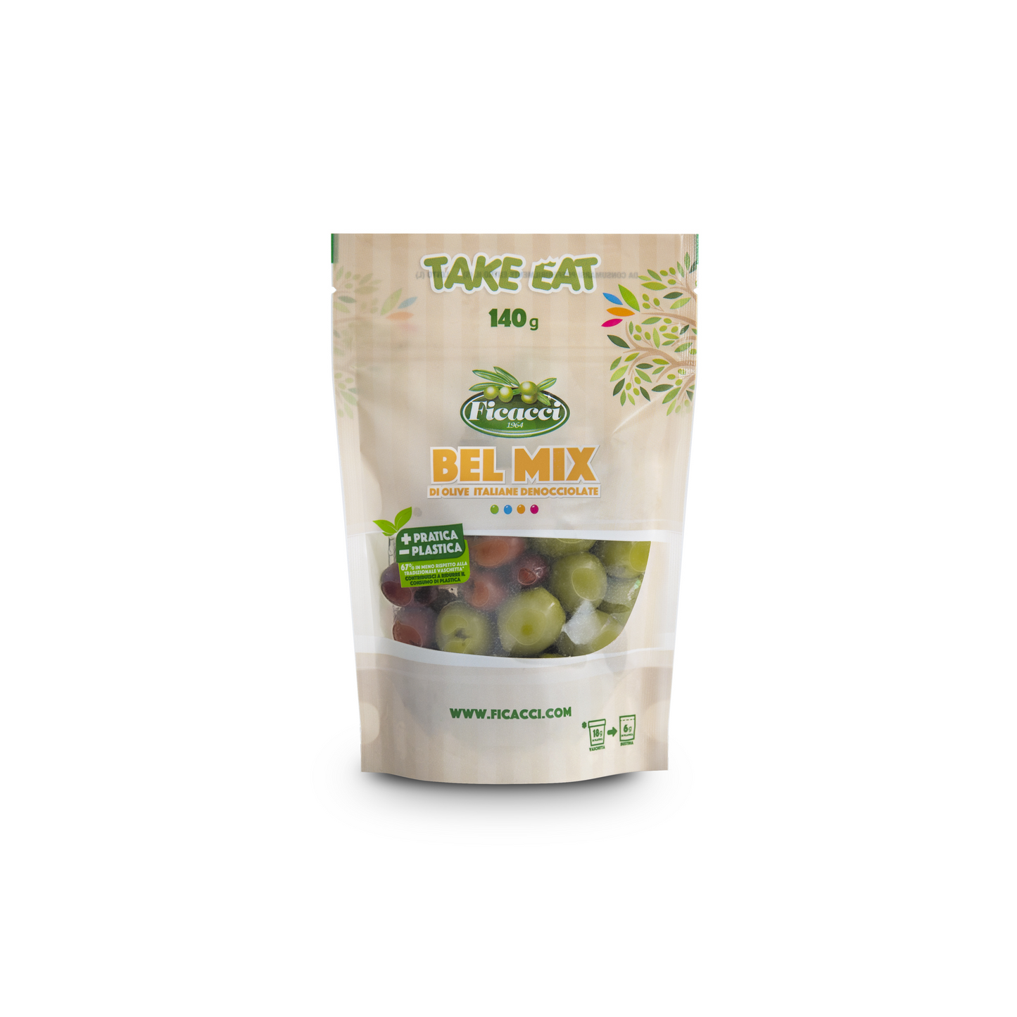Olasz olívabogyó mix, magozott 140g