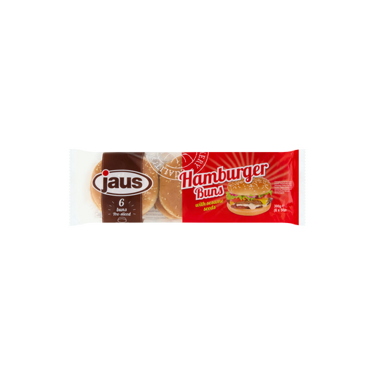 Jaus szezámmagos hamburger zsemle 6 x 50 g (300 g)