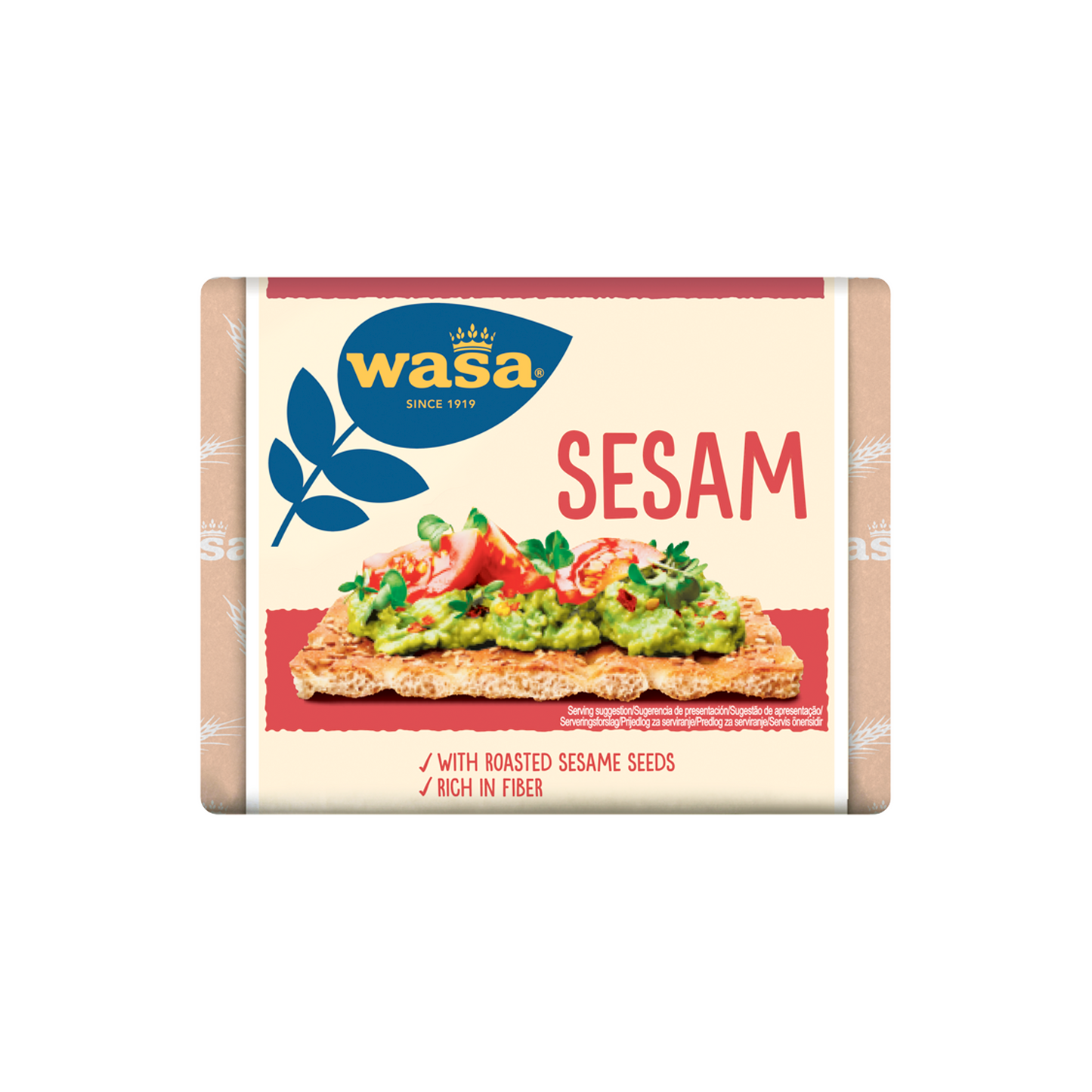 Wasa Sesam búzalisztből készült szezámmagos ropogós kenyér 200 g