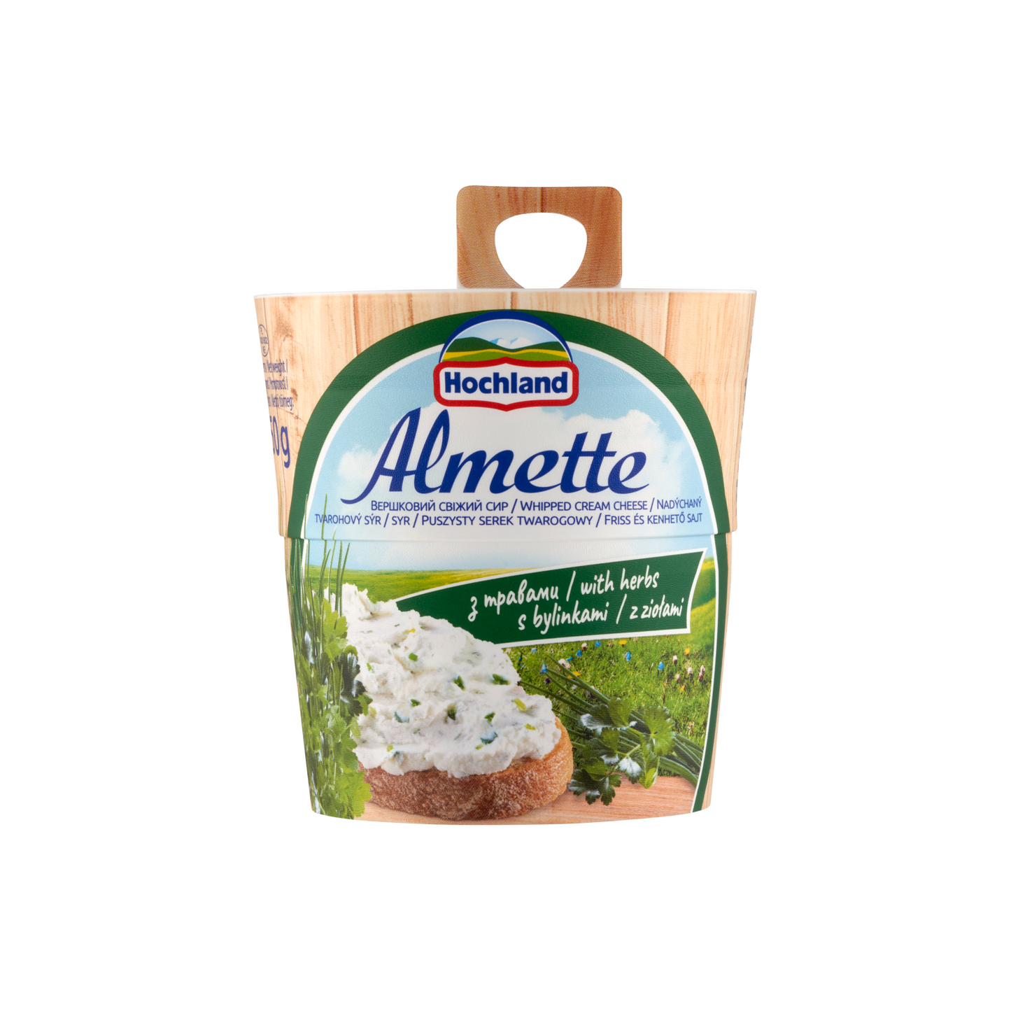 Hochland Almette friss, kenhető fűszeres sajt 150 g