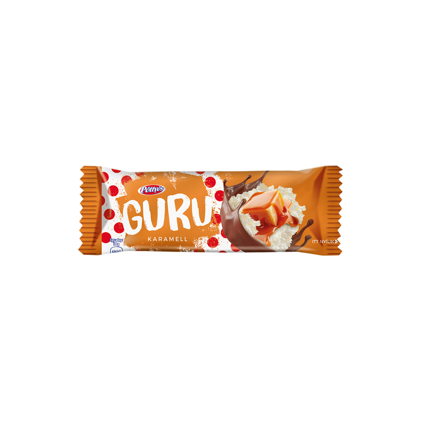Pöttyös Guru karamellás desszertkészítmény 38 g