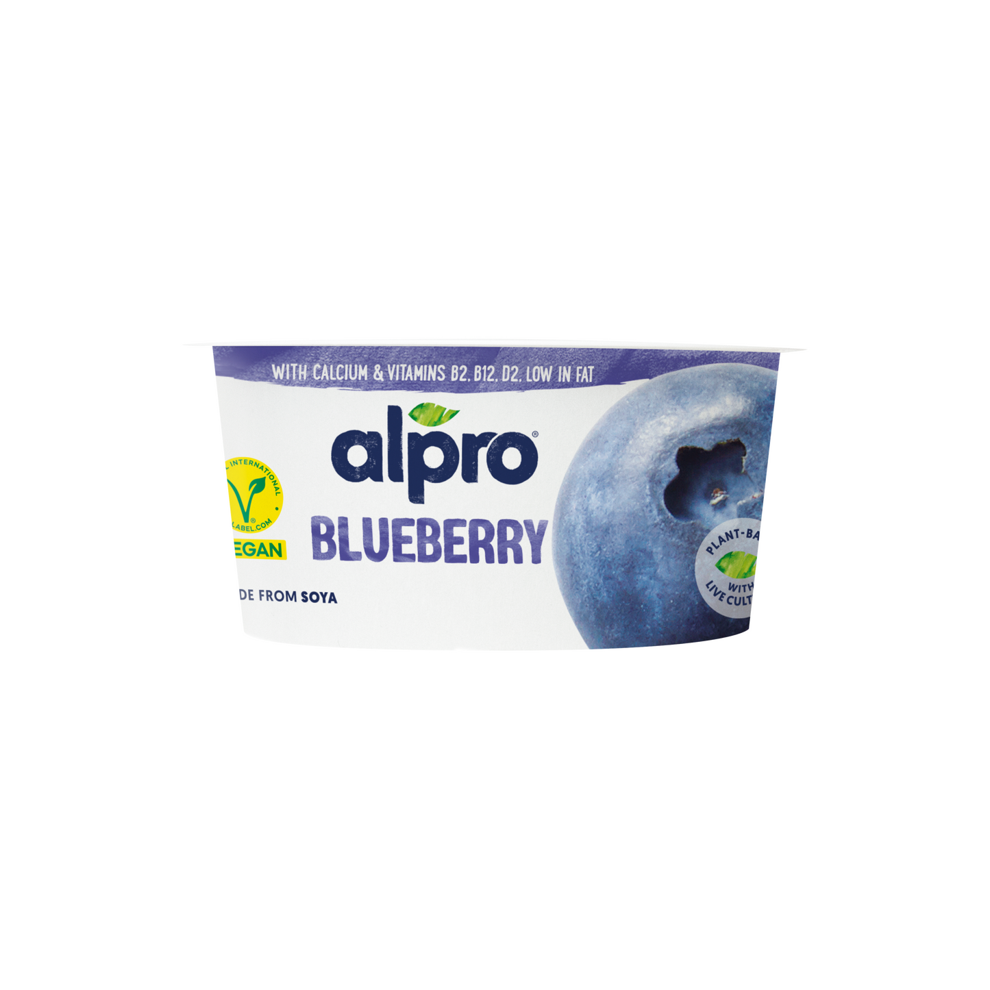 Alpro fermentált szójakészítmény, kékáfonyás hozzáadott kalciummal és vitaminokkal 150 g