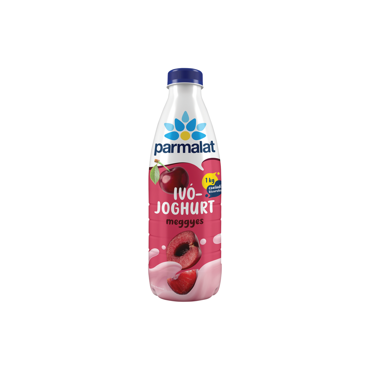 Parmalat zsírszegény meggyes ivójoghurt 1 kg