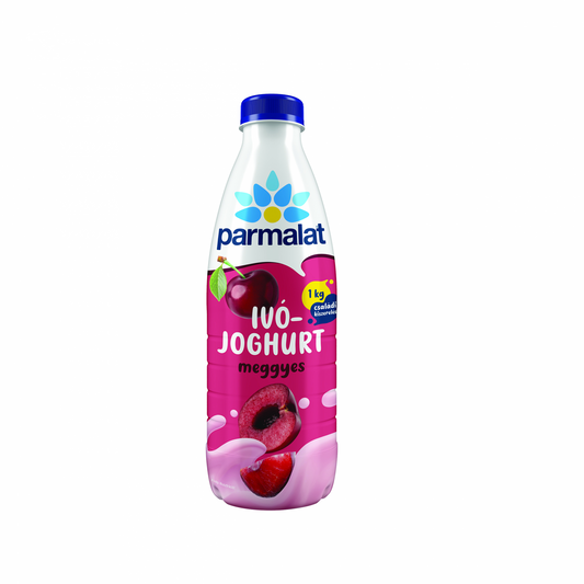 Parmalat zsírszegény meggyes ivójoghurt 1 kg